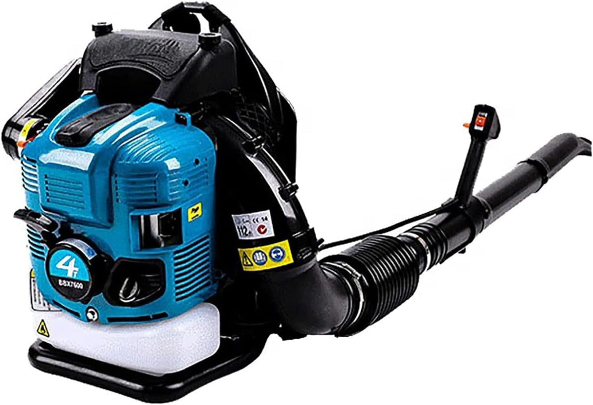 Laubbläser cm3-Rucksack, kabellos, Blau/Schwarz