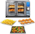 Gourmia Gourmia Air Backofen, mit LED, verstellbar, Silber, aus Edelstahl und Stahl