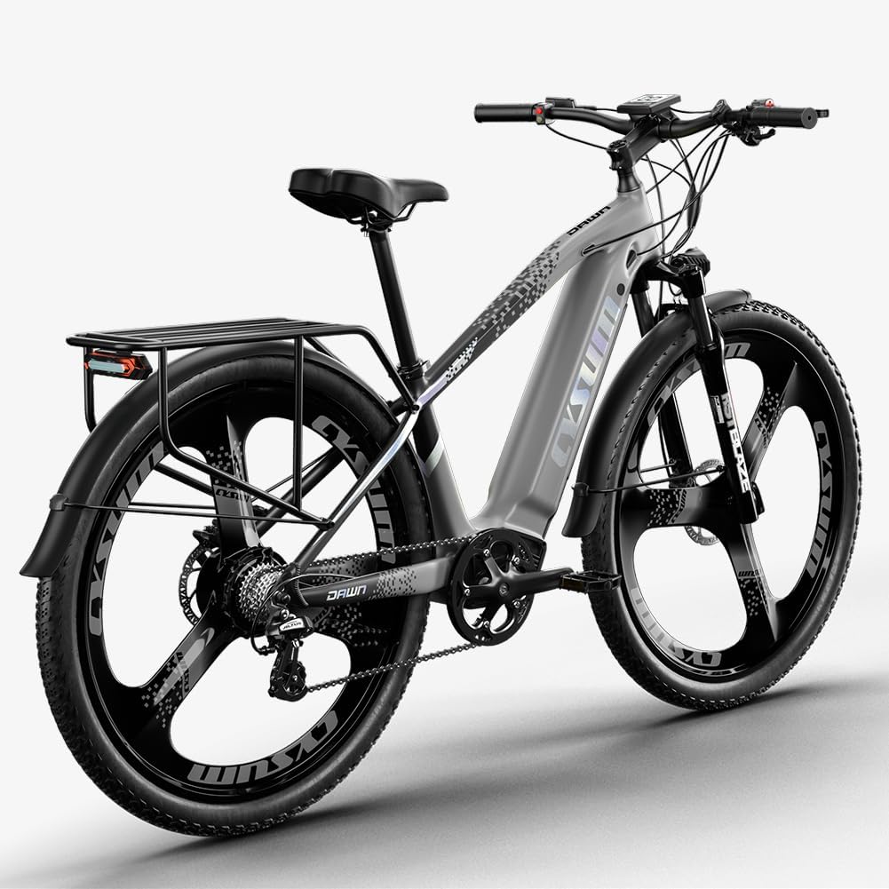 Antgooat E-Bike, 170–190cm, 48 V, 720 Wh, 29 Zoll, wasserdicht, Grau/Schwarz