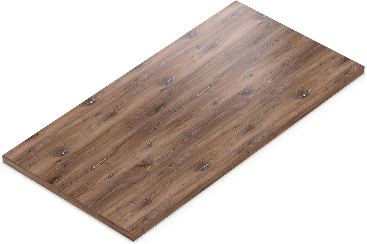 Esszimmertische, 200 × 90 cm, 19 mm, wasserabweisend, Braun, AUPROTEC