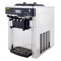 VEVOR Speiseeisbereiter, 6 L, 2200 W, 220 V, aus Edelstahl und Stahl, Silber/Schwarz