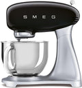 Smeg SMF02BLEU Küchenmaschine, 800 W, für die Küche, aus Edelstahl und Stahl, Schwarz/Silber