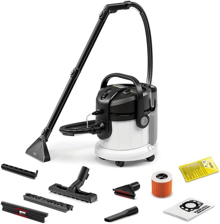 Karcher in-1-Sprühsaugschlauch Staubsauger, 4 l, Schwarz/Weiß