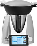 Küchenmaschine KE-7001 PRO, 4 L, 7 Zoll, verstellbar, mit WLAN, mit Selbstreinigung, für die Küche, Schwarz/Silber, newkern