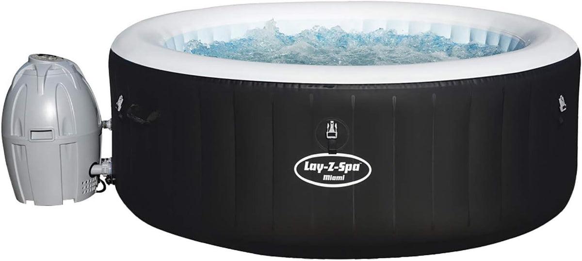 Bestway Lay Aufblasbare Pools, 180 × 66 cm, Schwarz/Weiß