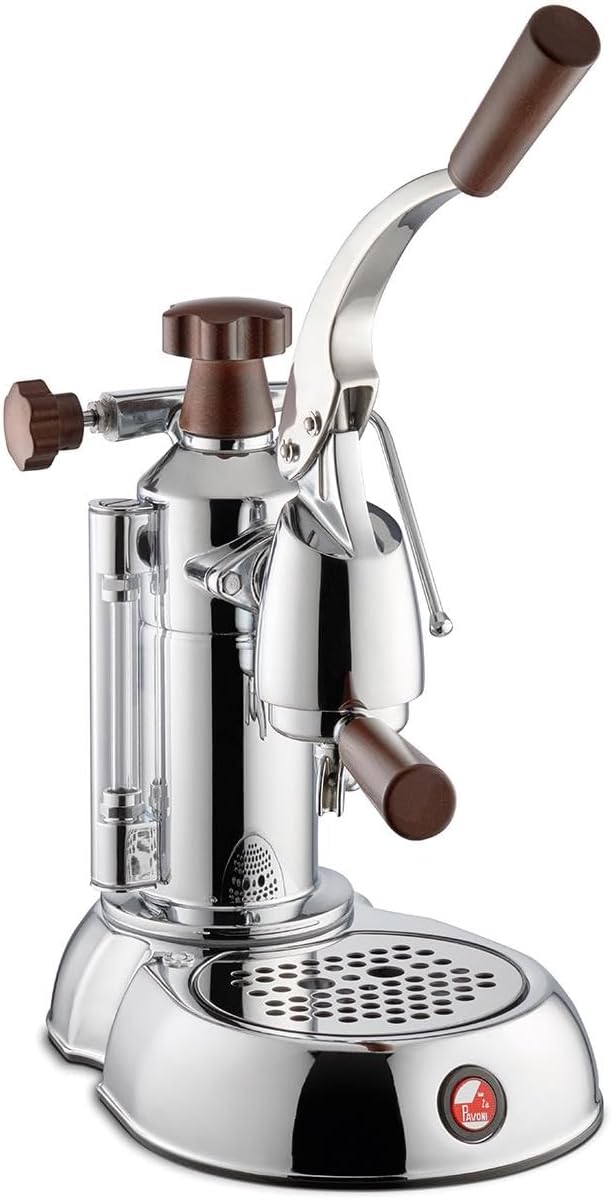 La Pavoni LPLSTH01EU Kaffeemaschine, 0,8 l, Silber/Braun