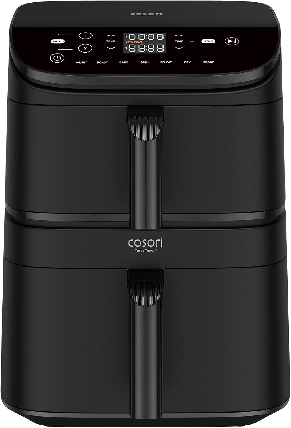 COSORI Heißluftfritteuse, 10.8 L, 2630 W, Schwarz